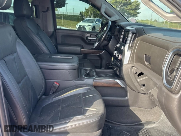 2021 GMC Sierra 1500 SLT z VIN 3GTU9DED1MG116187, wystawiony jako Copart lot #53917655 z przebiegiem 114 574 mil mil oraz Czysty tytuł • Clean title. Historia ofert i sprzedaży dostępna na DreamBid. Obrazek 5.