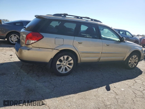 2009 Subaru Outback Limited with VIN 4S4BP66C397322284, listed as a Copart auction lot 49248095 with Not provided miles and Non repairable. Bid and sale history available at DreamBid. Image 3.