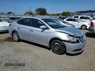 2014 Nissan Sentra SV with VIN 3N1AB7AP7EL672931, listed as a Copart auction lot 53701805 with 100,509 mi miles and Salvage Title. Bid and sale history available at DreamBid. Image 4.