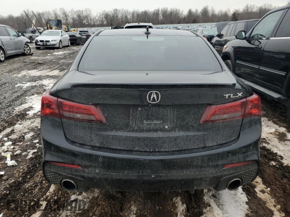 2019 Acura TLX w/A-Spec Pkg with VIN 19UUB2F63KA000057, listed as a Copart auction lot 44729405 with 87,189 mi miles and Salvage Title. Bid and sale history available at carsss.com. Image 6.