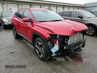 2023 Hyundai Tucson SEL with VIN 5NMJFCAE2PH256990, listed as a Copart auction lot 84214894 with 17,697 mi miles and Salvage title. Bid and sale history available at DreamBid. Image 12.