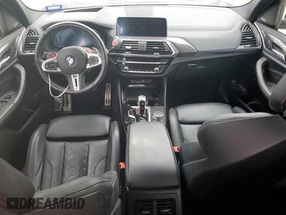 2020 BMW X3 M Competition with VIN 5YMTS0C0XL9B70198, listed as a Copart auction lot 56291694 with 46,040 mi miles and Salvage Title. Bid and sale history available at carsss.com. Image 8.