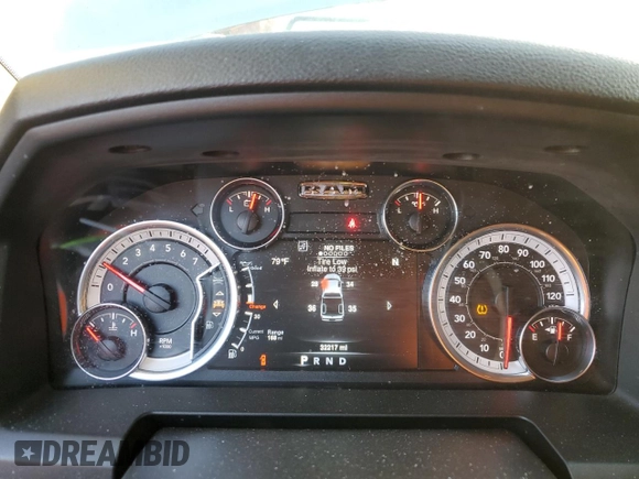 2021 Ram 1500 Classic Tradesman with VIN 1C6RR6FT6MS533893, listed as a Copart auction lot 88131035 with 32,217 mi miles and Salvage Title. Bid and sale history available at carsss.com. Image 9.