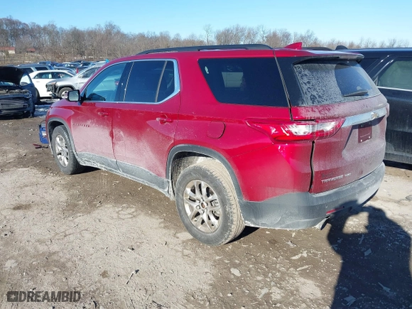 2019 Chevrolet Traverse LT Cloth with VIN 1GNEVGKW8KJ146605, listed as a IAAI auction lot 41437513 with 88,509 mi miles. Bid and sale history available at carsss.com. Image 3.