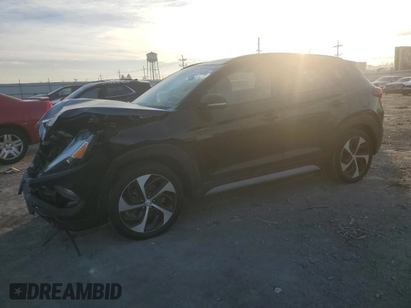 2017 Hyundai Tucson Sport with VIN KM8J3CA25HU572940, listed as a Copart auction lot 87414304 with 56,854 mi miles and Salvage Title. Bid and sale history available at DreamBid. Image 1.