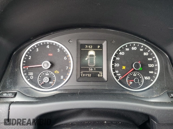 2013 Volkswagen Tiguan S with VIN WVGAV3AX7DW596953, listed as a Copart auction lot 53107845 with 131,732 mi miles and Clean title. Bid and sale history available at DreamBid. Image 9.