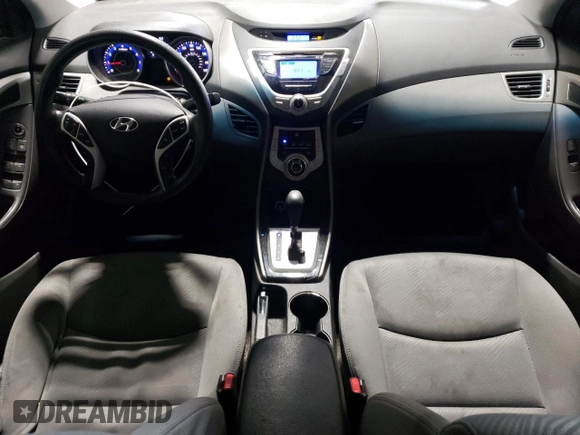 2012 Hyundai Elantra Limited with VIN KMHDH4AE8CU185970, listed as a Copart auction lot 65703595 with 153,374 mi miles and Clean title. Bid and sale history available at DreamBid. Image 8.