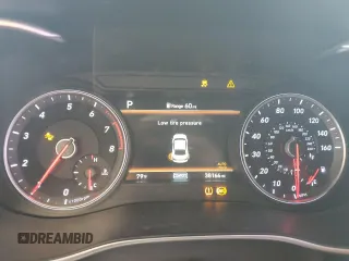 2020 Genesis G70 2.0T with VIN KMTG34LA5LU059898, listed as a Copart auction lot 46987825 with 38,166 mi miles and Salvage title. Bid and sale history available at DreamBid. Image 9.