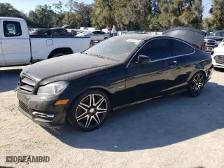 2015 Mercedes-Benz C-Class C 250 with VIN WDDGJ4HBXFG405037, listed as a Copart auction lot 44010175 with 138,266 mi miles and Salvage Title. Bid and sale history available at carsss.com. Image 1.
