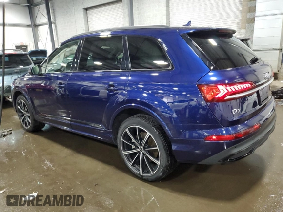 2021 Audi Q7 Premium Plus z VIN WA1LXAF79MD014507, wystawiony jako Copart lot #59815775 z przebiegiem 55 164 mil mil oraz Szkoda całkowita • Salvage title. Historia ofert i sprzedaży dostępna na DreamBid. Obrazek 2.