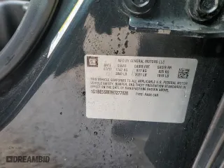 2017 Chevrolet Cruze LT with VIN 1G1BE5SM7H7277828, listed as a Copart auction lot 51215675 with 13,201 mi miles and Salvage Title. Bid and sale history available at carsss.com. Image 12.