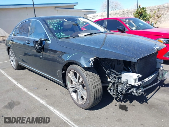 2015 Mercedes-Benz S 550e with VIN WDDUG6DB7FA104618, listed as a IAAI auction lot 41593622 with 59,127 mi miles and . Bid and sale history available at DreamBid. Image 1.