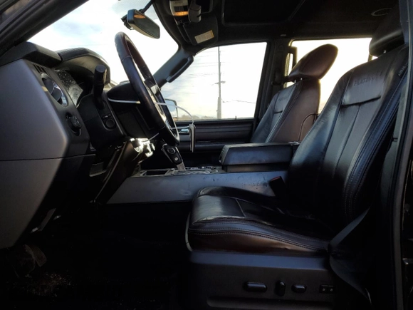 2015 Ford Expedition Max Platinum with VIN 1FMJK1MT5FEF01675, listed as a Copart auction lot 43652355 with 159,697 mi miles and Salvage title. Bid and sale history available at DreamBid. Image 7.
