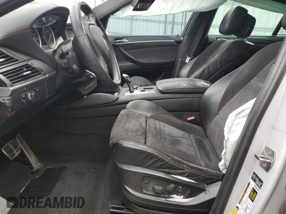 2013 BMW X6 xDrive50i with VIN 5UXFG8C53DL591813, listed as a Copart auction lot 42174195 with 0 mi miles and Salvage Title. Bid and sale history available at carsss.com. Image 7.
