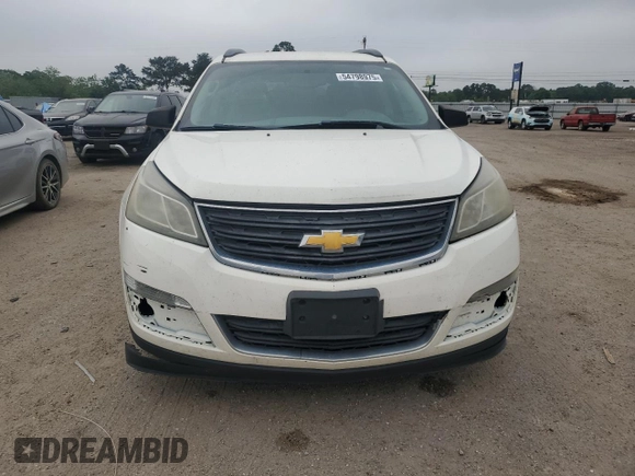 2014 Chevrolet Traverse LS z VIN 1GNKRFED5EJ340184, wystawiony jako Copart lot #54798975 z przebiegiem 197 728 mil mil oraz Czysty tytuł • Clean title. Historia ofert i sprzedaży dostępna na DreamBid. Obrazek 5.