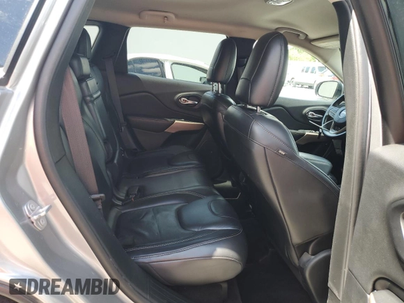 2017 Jeep Cherokee Limited with VIN 1C4PJLDB5HW597759, listed as a Copart auction lot 61953425 with 126,432 mi miles and Salvage title. Bid and sale history available at DreamBid. Image 11.