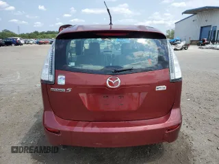 2008 Mazda 5 Touring with VIN JM1CR29L380303216, listed as a Copart auction lot 65026654 with 130,907 mi miles and Salvage Title. Bid and sale history available at DreamBid. Image 6.