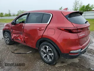 2020 Kia Sportage LX with VIN KNDPM3AC7L7744512, listed as a Copart auction lot 50908705 with 53,139 mi miles and Salvage Title. Bid and sale history available at carsss.com. Image 2.