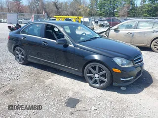 2014 Mercedes-Benz C 300 Sport with VIN WDDGF8AB3EG232950, listed as a IAAI auction lot 42137607 with 122,263 mi miles and . Bid and sale history available at DreamBid. Image 1.