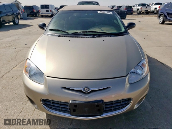 2003 Chrysler Sebring with VIN 1C3EL55T93N505883, listed as a Copart auction lot 49067745 with 14,806 mi miles and Salvage Title. Bid and sale history available at DreamBid. Image 5.
