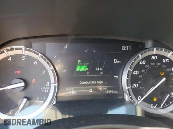 2022 Toyota Highlander XSE z VIN 5TDLZRBH7NS195870, wystawiony jako Copart lot #82544134 z przebiegiem 33 590 mil mil oraz Nie do naprawy • Non repairable. Historia ofert i sprzedaży dostępna na DreamBid. Obrazek 9.