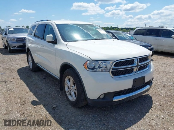 2011 Dodge Durango Express with VIN 1D4RE2GGXBC733958, listed as a IAAI auction lot 39913864 with 159,846 mi miles. Bid and sale history available at carsss.com. Image 1.