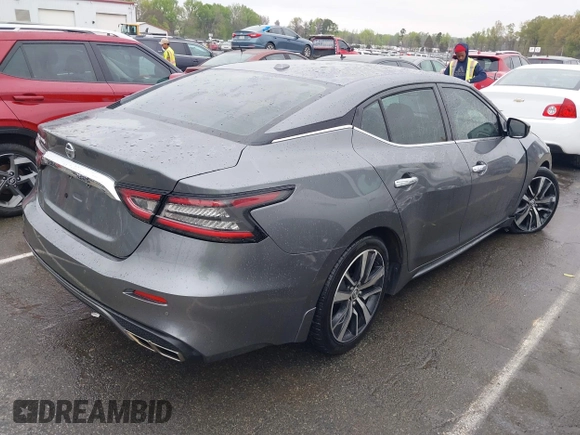 2020 Nissan Maxima S with VIN 1N4AA6BV8LC367086, listed as a IAAI auction lot 41941357 with 79,550 mi miles and . Bid and sale history available at DreamBid. Image 4.