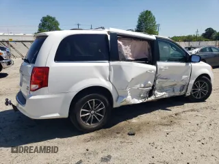 2017 Dodge Grand Caravan SXT with VIN 2C4RDGCG5HR858871, listed as a Copart auction lot 54545545 with Not Provided miles and Salvage Title. Bid and sale history available at DreamBid. Image 3.