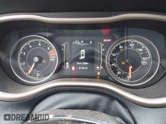 2018 Jeep Cherokee Latitude with VIN 1C4PJLCB3JD518768, listed as a IAAI auction lot 41421907 with 81,164 mi miles and . Bid and sale history available at DreamBid. Image 7.