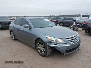 2014 Hyundai Genesis 3.8L z VIN KMHGC4DD8EU264718, wystawiony jako IAAI lot #41429916 z przebiegiem 56 212 mil mil oraz . Historia ofert i sprzedaży dostępna na DreamBid. Obrazek 1.