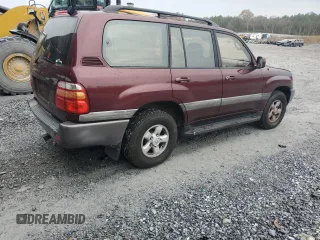 1998 Toyota Land Cruiser with VIN JT3HT05J8W0008632, listed as a Copart auction lot 84468504 with 348,554 mi miles and Salvage Title. Bid and sale history available at carsss.com. Image 3.