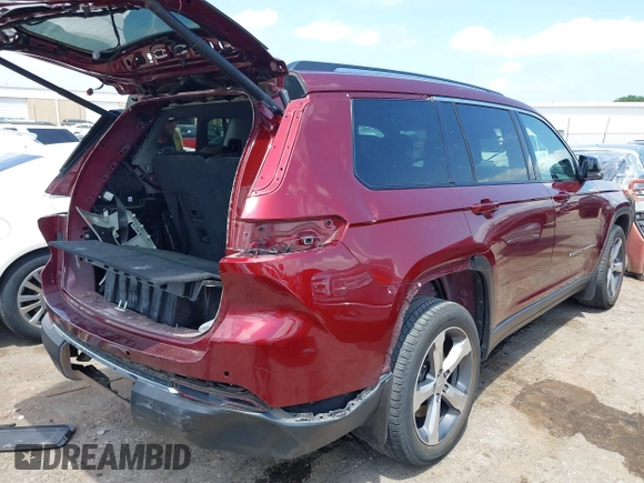 2021 Jeep Grand Cherokee Limited z VIN 1C4RJKBG0M8110273, wystawiony jako IAAI lot #42403617 z przebiegiem 85 133 mil mil oraz . Historia ofert i sprzedaży dostępna na DreamBid. Obrazek 4.