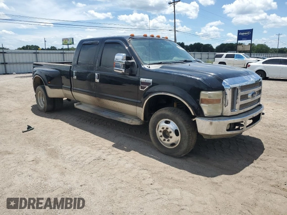 2008 Ford F-350 XL with VIN 1FTWW33R18EB40058, listed as a Copart auction lot 64474855 with 215,262 mi miles and Salvage title. Bid and sale history available at DreamBid. Image 4.