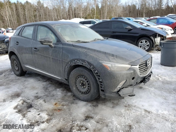 2016 Mazda CX-3 Grand Touring with VIN JM1DKBD79G0121327, listed as a Copart auction lot 45573255 with 170,746 mi miles and Salvage Title. Bid and sale history available at carsss.com. Image 4.