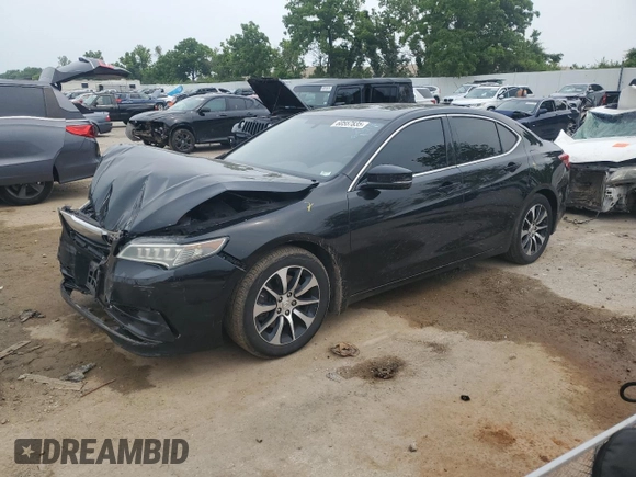 2015 Acura TLX with VIN 19UUB1F33FA024462, listed as a Copart auction lot 60557835 with 173,738 mi miles and Salvage title. Bid and sale history available at DreamBid. Image 1.