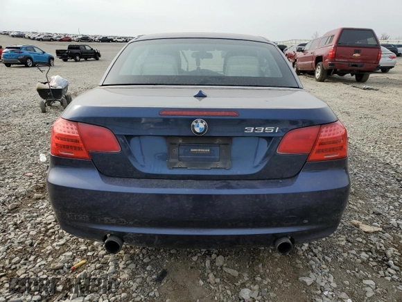 2011 BMW 3 Series 335i with VIN WBADX7C54BE260904, listed as a Copart auction lot 48954085 with 166,553 mi miles and Salvage Title. Bid and sale history available at carsss.com. Image 6.