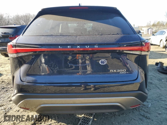 2023 Lexus RX with VIN 2T2BAMCA8PC014838, listed as a Copart auction lot 42512055 with 0 mi miles and Salvage Title. Bid and sale history available at carsss.com. Image 6.