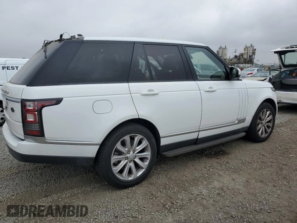 2016 Land Rover Range Rover HSE with VIN SALGS2PF6GA314750, listed as a Copart auction lot 49350995 with 102,420 mi miles and Clean title. Bid and sale history available at DreamBid. Image 3.