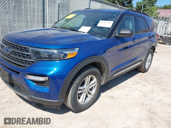 2022 Ford Explorer XLT z VIN 1FMSK8DH2NGA93566, wystawiony jako IAAI lot #42787118 z przebiegiem 55 153 mil mil oraz . Historia ofert i sprzedaży dostępna na DreamBid. Obrazek 21.