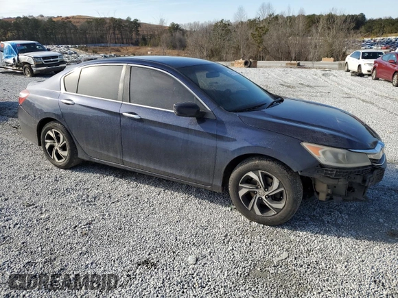 2017 Honda Accord Sedan LX with VIN 1HGCR2F35HA149818, listed as a Copart auction lot 42377075 with 193,417 mi miles and Salvage Title. Bid and sale history available at carsss.com. Image 4.