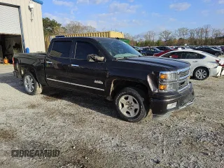 2014 Chevrolet Silverado 1500 High Country with VIN 3GCUKTEC3EG273713, listed as a Copart auction lot 49175715 with 184,960 mi miles and Clean Title. Bid and sale history available at carsss.com. Image 4.