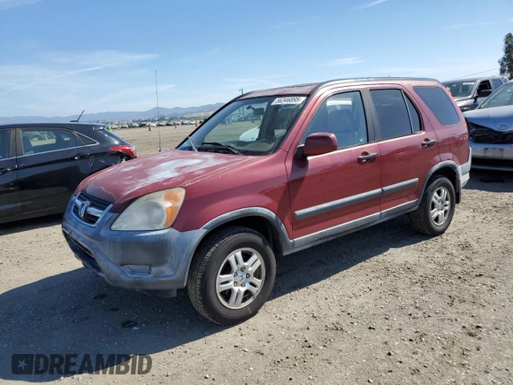 2002 Honda CR-V EX with VIN JHLRD78822C065287, listed as a Copart auction lot 56346895 with 118,889 mi miles and Clean title. Bid and sale history available at DreamBid. Image 1.