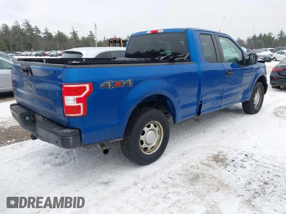 2018 Ford F-150 XL with VIN 1FTEX1EBXJKF17443, listed as a IAAI auction lot 41448484 with 132,118 mi miles and . Bid and sale history available at DreamBid. Image 4.