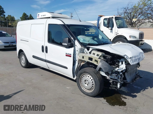 2022 Ram ProMaster City Cargo Tradesman with VIN ZFBHRFAB5N6Y45879, listed as a IAAI auction lot 41970512 with 12,584 mi miles and . Bid and sale history available at DreamBid. Image 1.