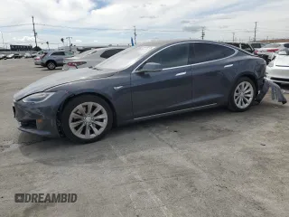2016 Tesla Model S 70 with VIN 5YJSA1E1XGF149430, listed as a Copart auction lot 51339015 with 104,917 mi miles and Salvage title. Bid and sale history available at DreamBid. Image 1.