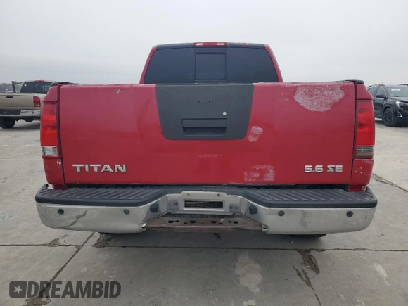 2008 Nissan Titan SE with VIN 1N6BA06A08N323241, listed as a Copart auction lot 44064535 with 240,328 mi miles and Salvage Title. Bid and sale history available at carsss.com. Image 6.