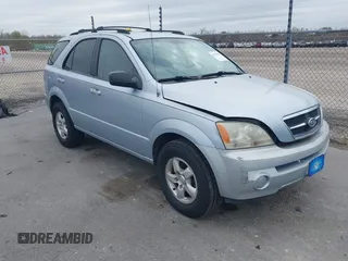 2006 Kia Sorento LX with VIN KNDJD733965536853, listed as a IAAI auction lot 41557090 with 97,777 mi miles and . Bid and sale history available at DreamBid. Image 1.