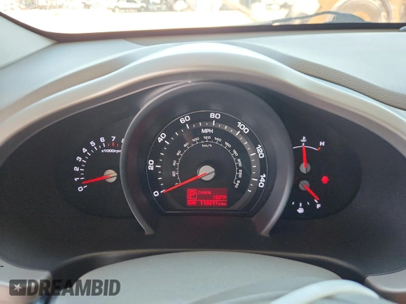 2011 Kia Sportage LX with VIN KNDPBCA22B7017760, listed as a Copart auction lot 60570025 with 118,617 mi miles and Salvage title. Bid and sale history available at DreamBid. Image 9.