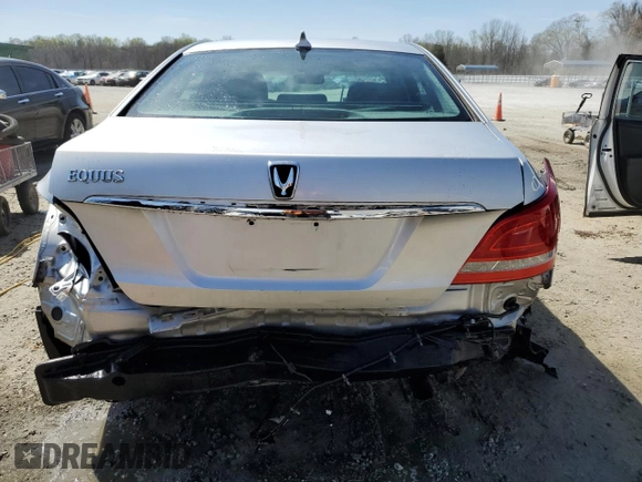 2013 Hyundai Equus Signature z VIN KMHGH4JH0DU060356, wystawiony jako Copart lot #47868434 z przebiegiem 152 903 mil mil oraz Szkody całkowita. Historia ofert i sprzedaży dostępna na DreamBid. Obrazek 6.