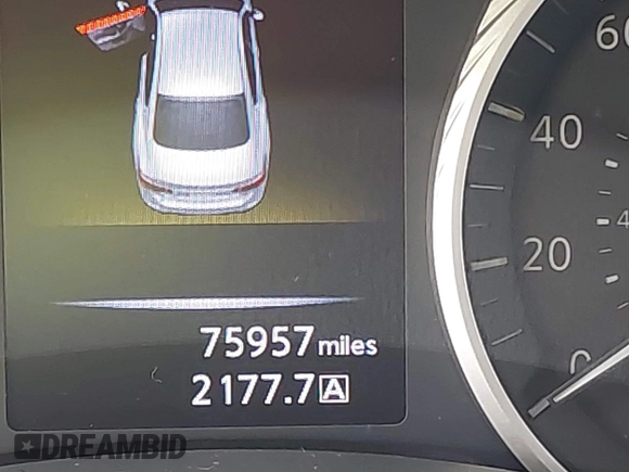 2018 Infiniti Q50 RED SPORT 400 with VIN JN1FV7ARXJM481650, listed as a IAAI auction lot 41572515 with 75,957 mi miles. Bid and sale history available at carsss.com. Image 15.